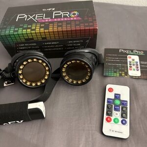 GloFX Pixel Pro LED Goggles with Remote